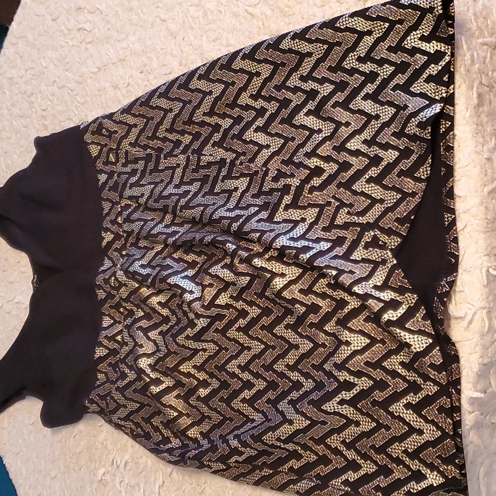 Gold and Black 2XL dress